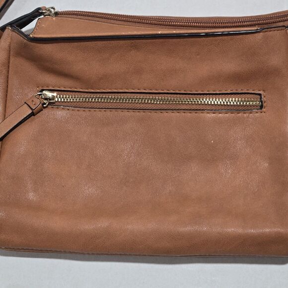 Anna Field Large Tan Faux Leather Bag. Pristine Condition Shoulder Strap 15" - Picture 2 of 8